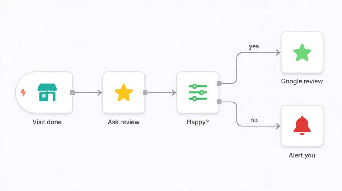 Review request + reputation automation
