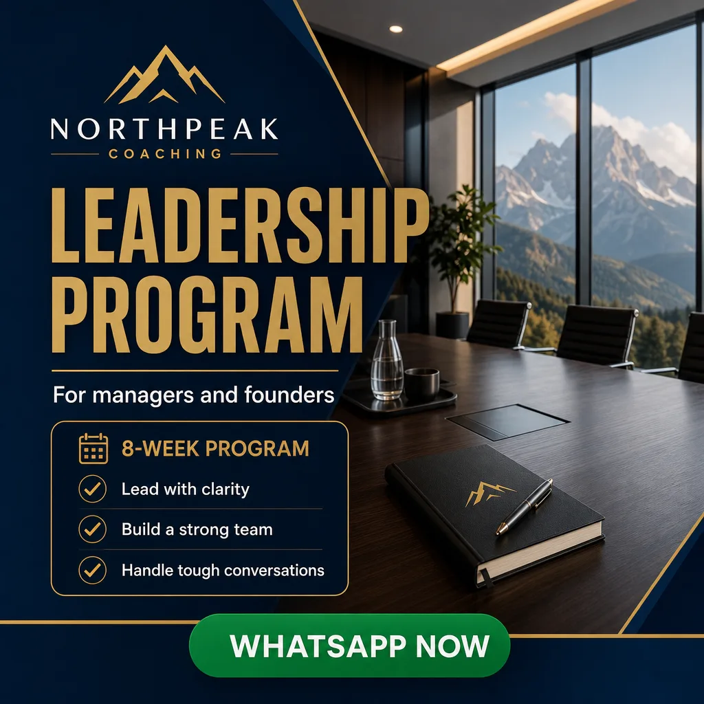 Coaching ad creative for Northpeak Coaching: Leadership program