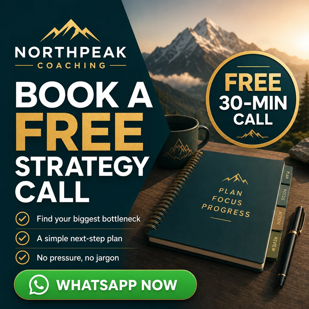 Coaching ad creative for Northpeak Coaching: Free strategy call