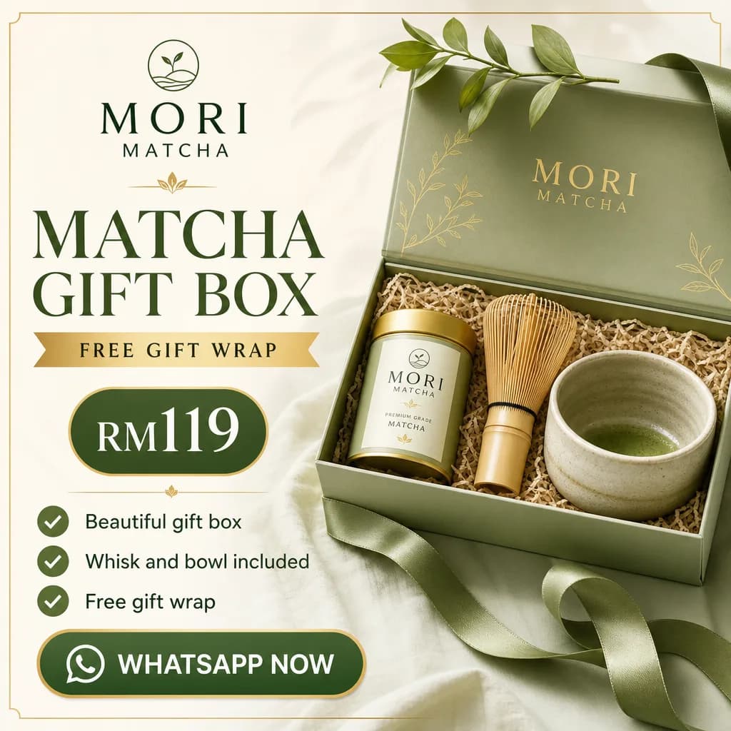 Food & Beverage ad creative for MORI MATCHA: Gift box set