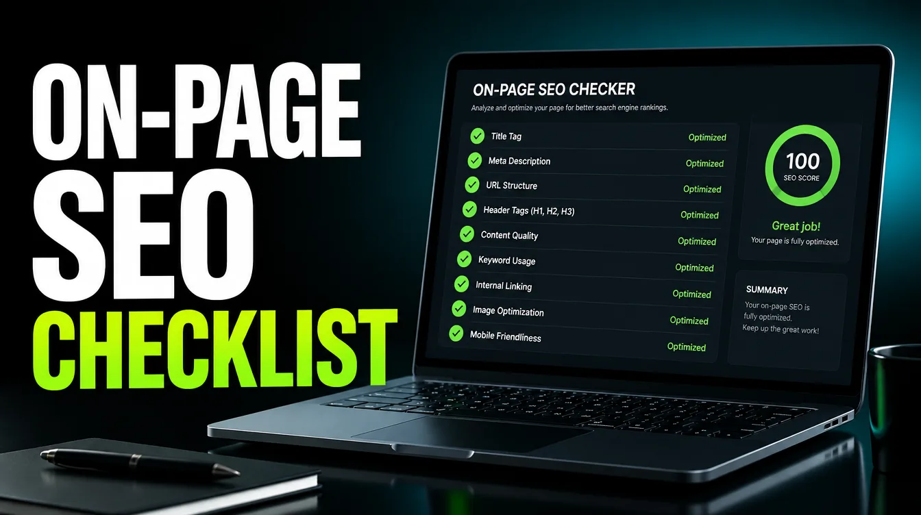 On-Page SEO Checklist for Non-Technical Owners