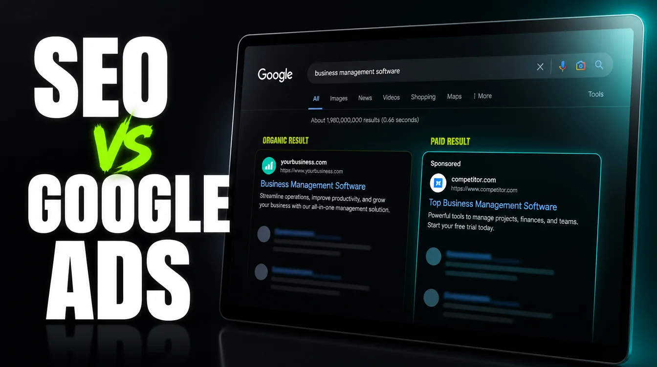 SEO vs Google Ads: Which Should a Small Business Invest In?