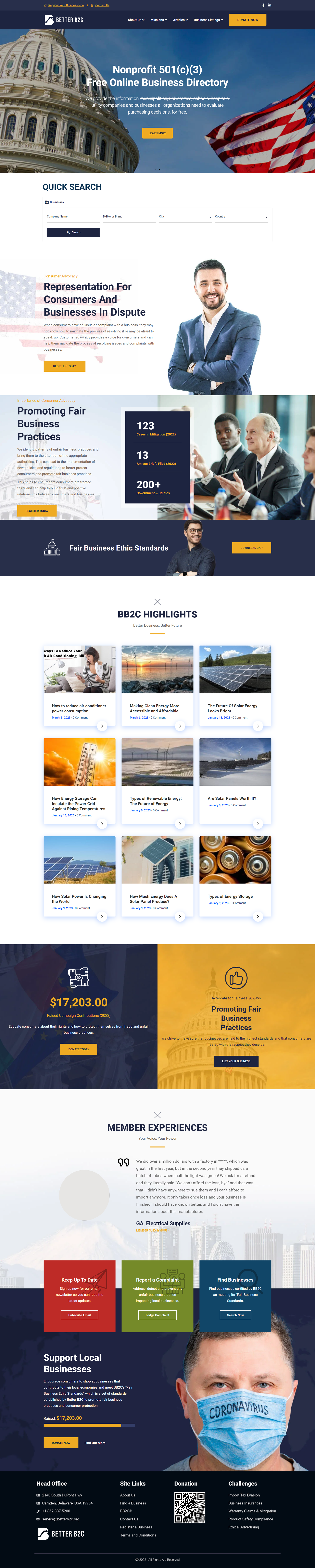 Better B2C website