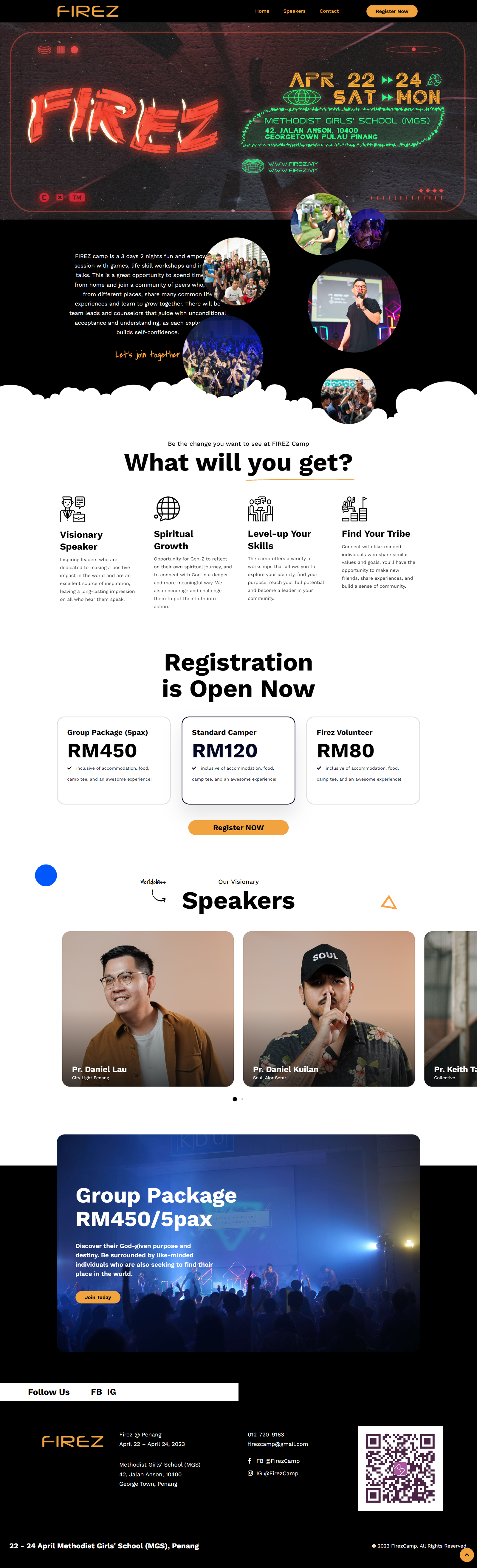 FirezCamp’23 website