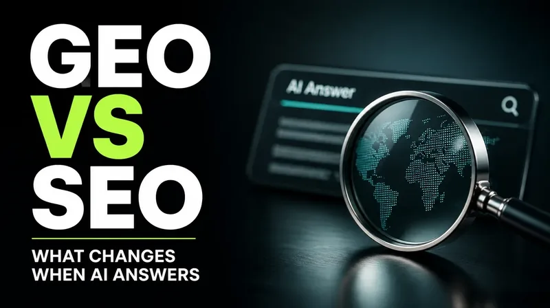 GEO vs SEO: What Changes When AI Answers