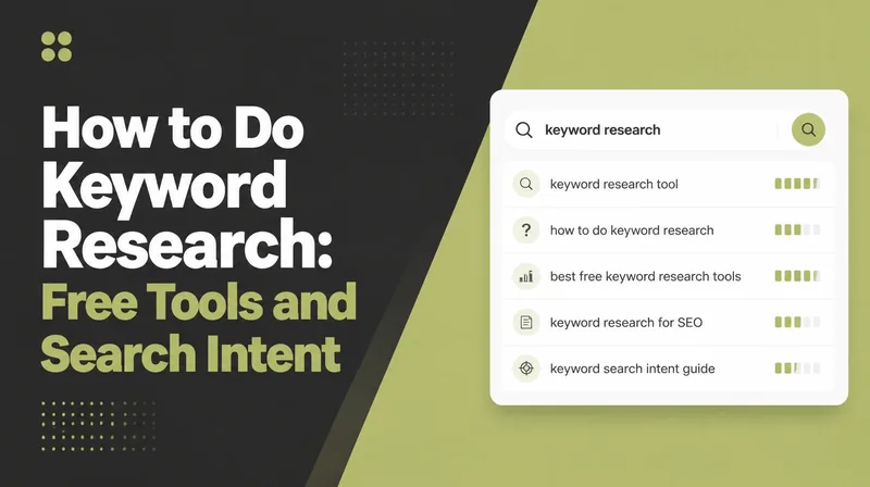 How to Do Keyword Research, beside a search box suggesting related keyword ideas.