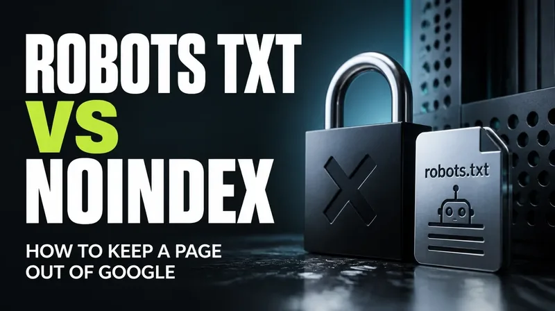 Robots.txt vs Noindex: How to Keep a Page Out of Google