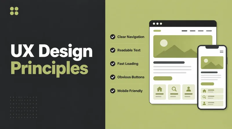 A usability checklist marked against a page layout.