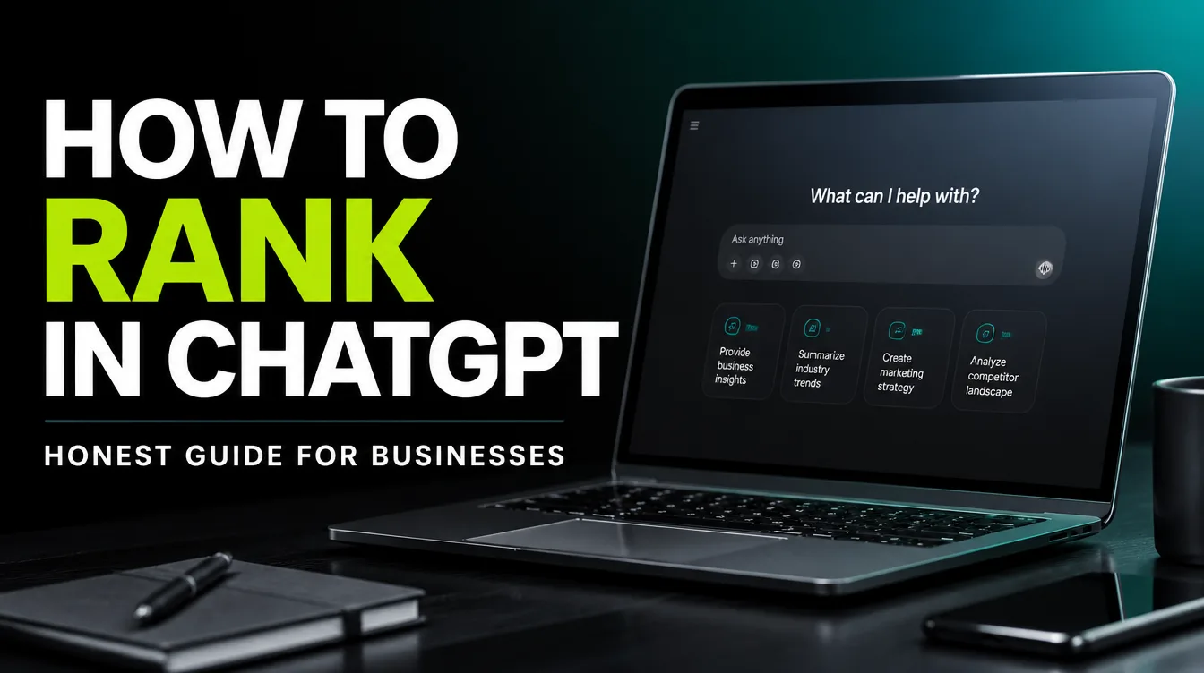 How to Rank in ChatGPT (Honest Guide for Businesses)