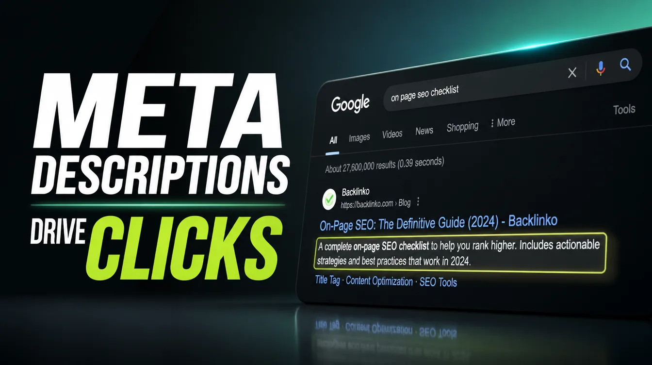 How to Write Meta Descriptions That Get Clicks