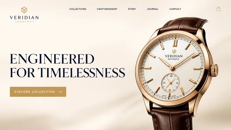 Several pages of one business website fanned in a row.