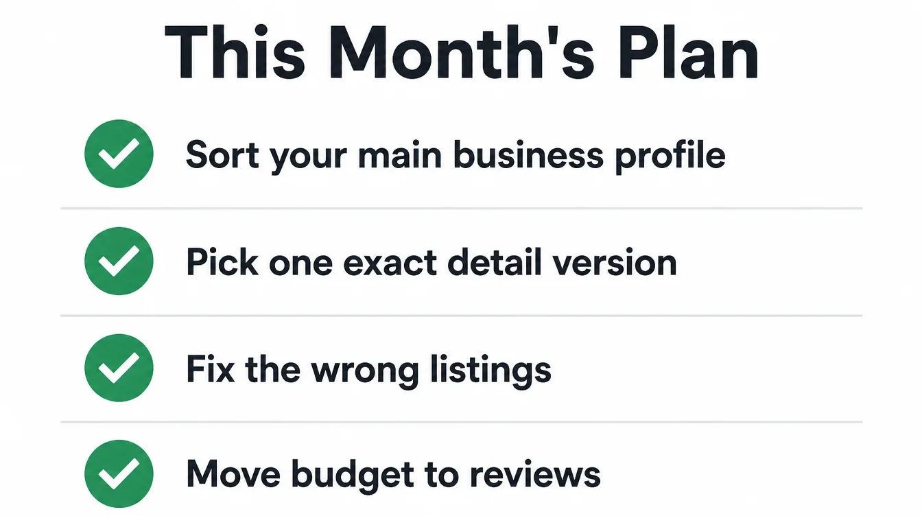 A simple four step checklist