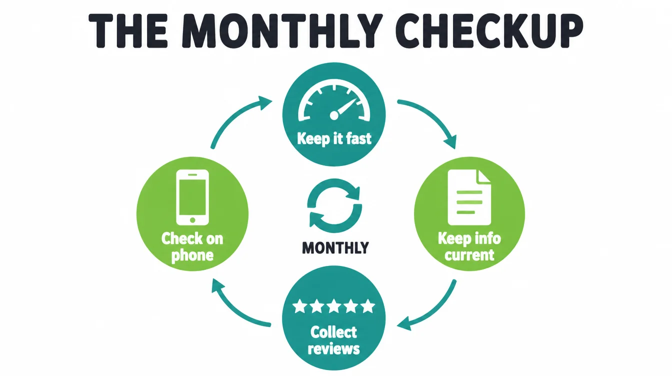 A four step monthly cycle diagram