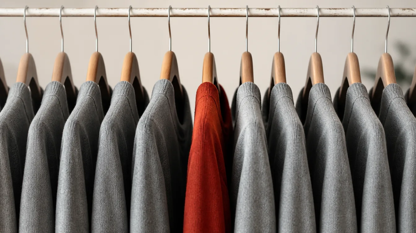 A row of identical items with one in a different color, showing that no single answer fits all.