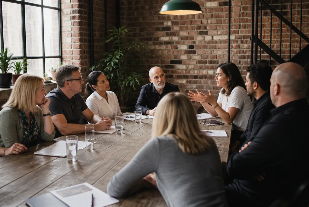 The Boardroom — Owners past £1m who have nobody to think out loud with — and know it.