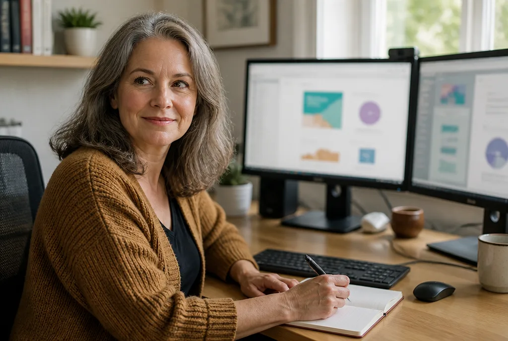 Claire, who moved from High School Teacher to Instructional Designer