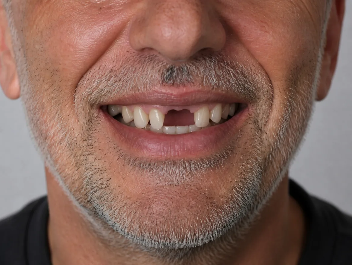 Smile before full-arch implant restoration