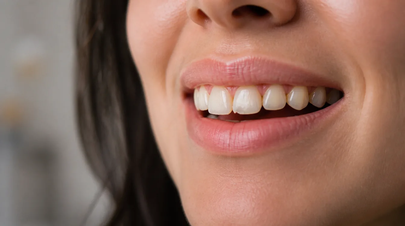 Chipped and worn teeth before treatment