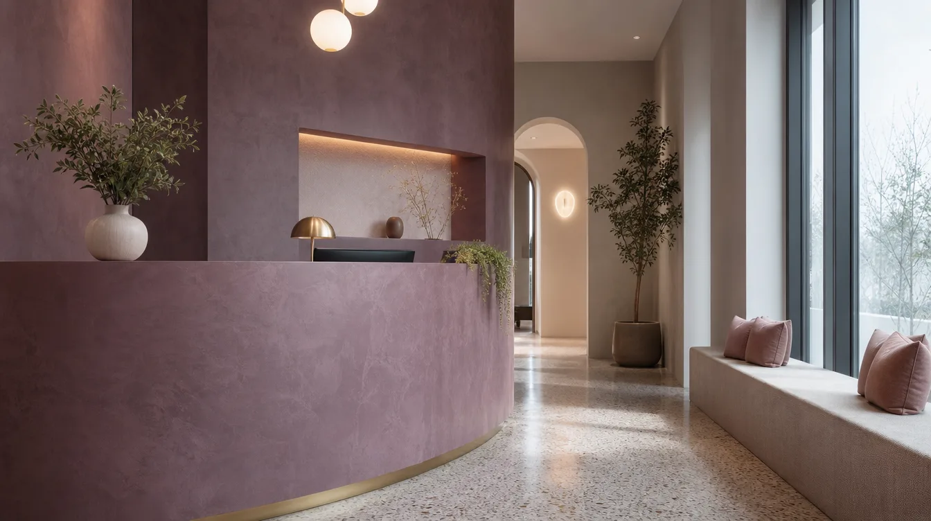 The reception at Enara Dental Studio