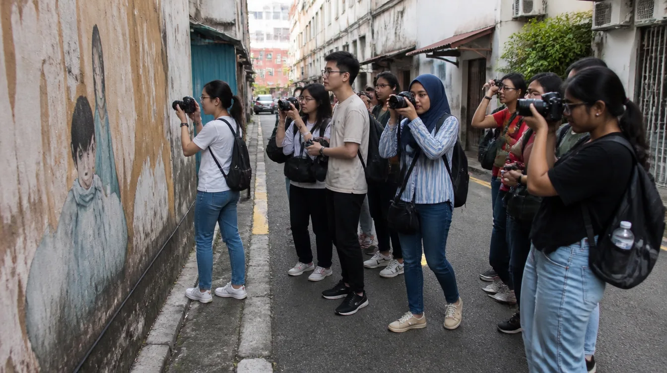 Photography club street walk