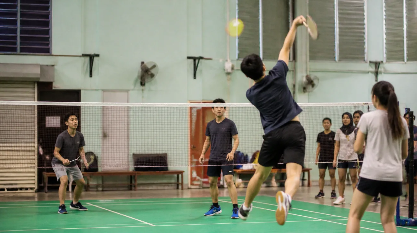 Badminton club training