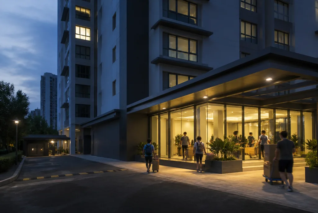 Residence and professional studies