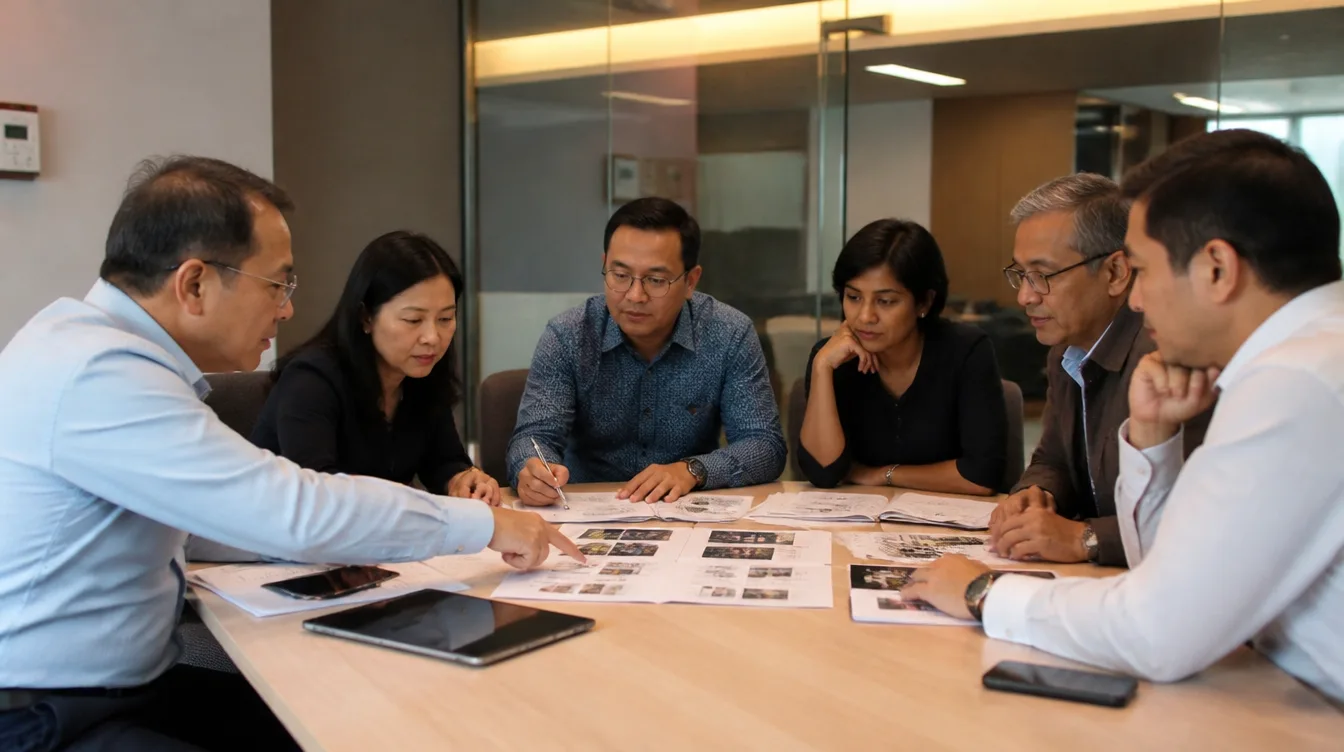 An industry advisory panel meeting