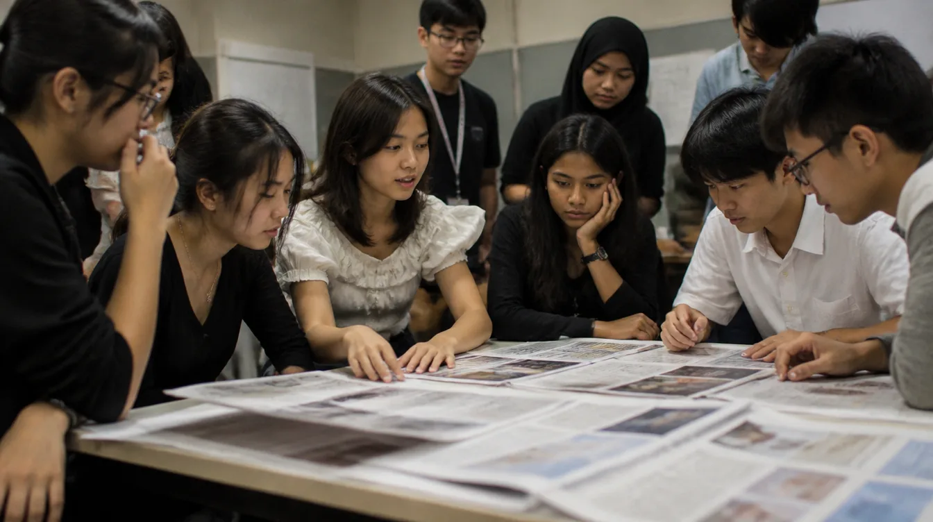 Foundation in Arts media literacy class