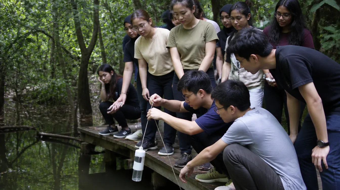 A mangrove field trip