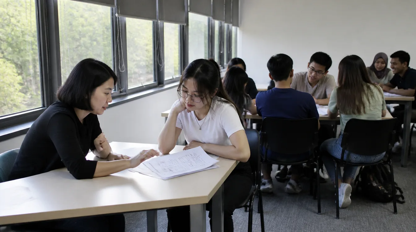 One-to-one feedback from a lecturer
