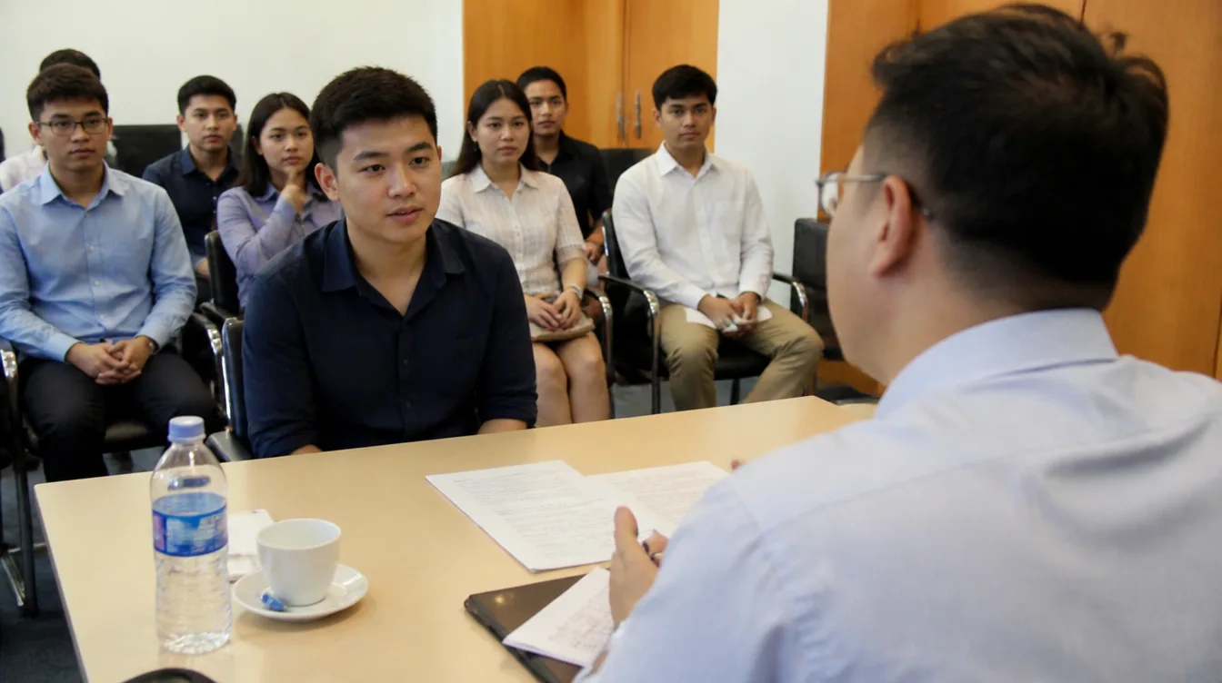 Mock university interview