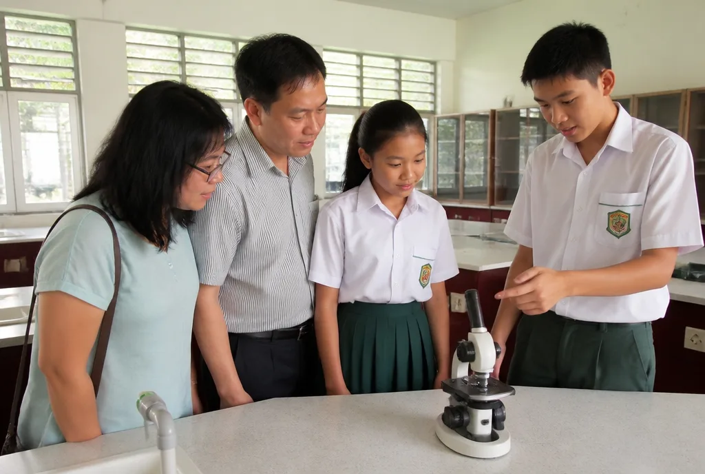 Student guides lead every Open Day tour.