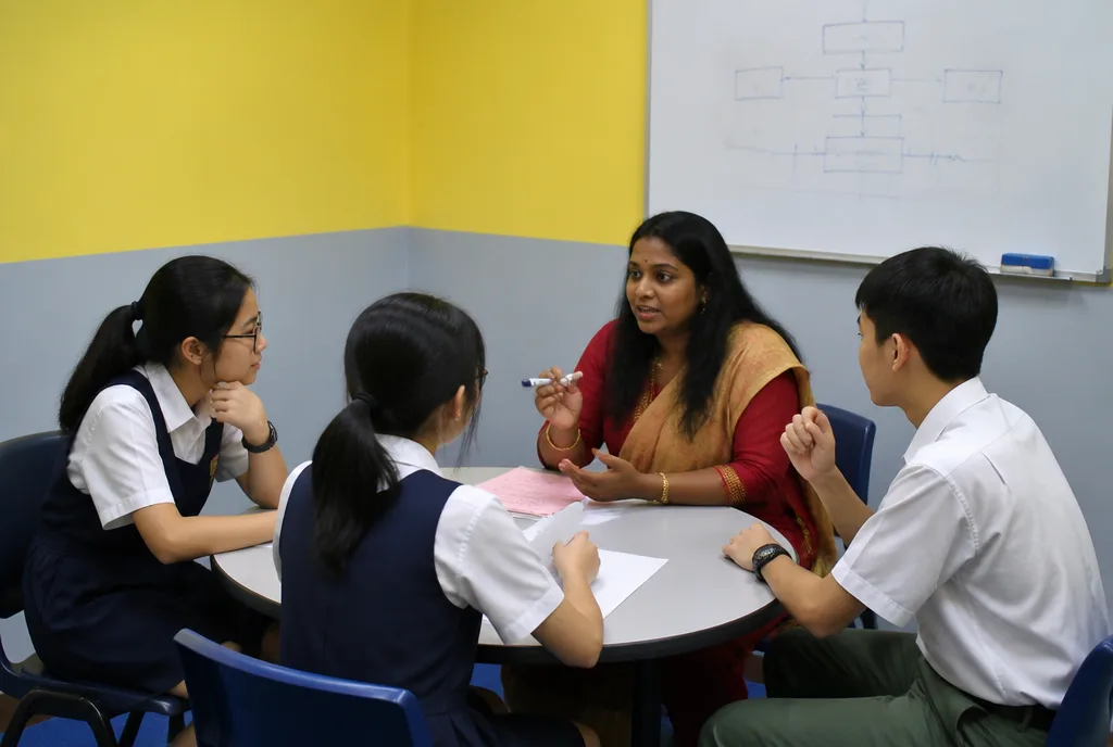 A Senior 2 pathways session with the counselling unit.