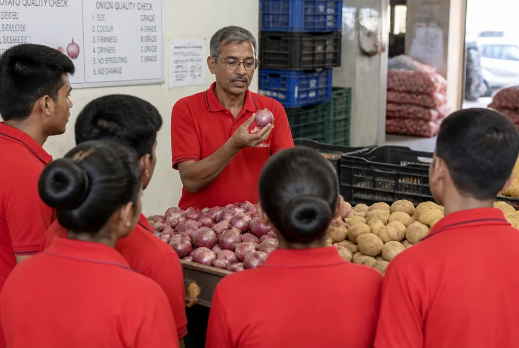 Produce grading training for new starters