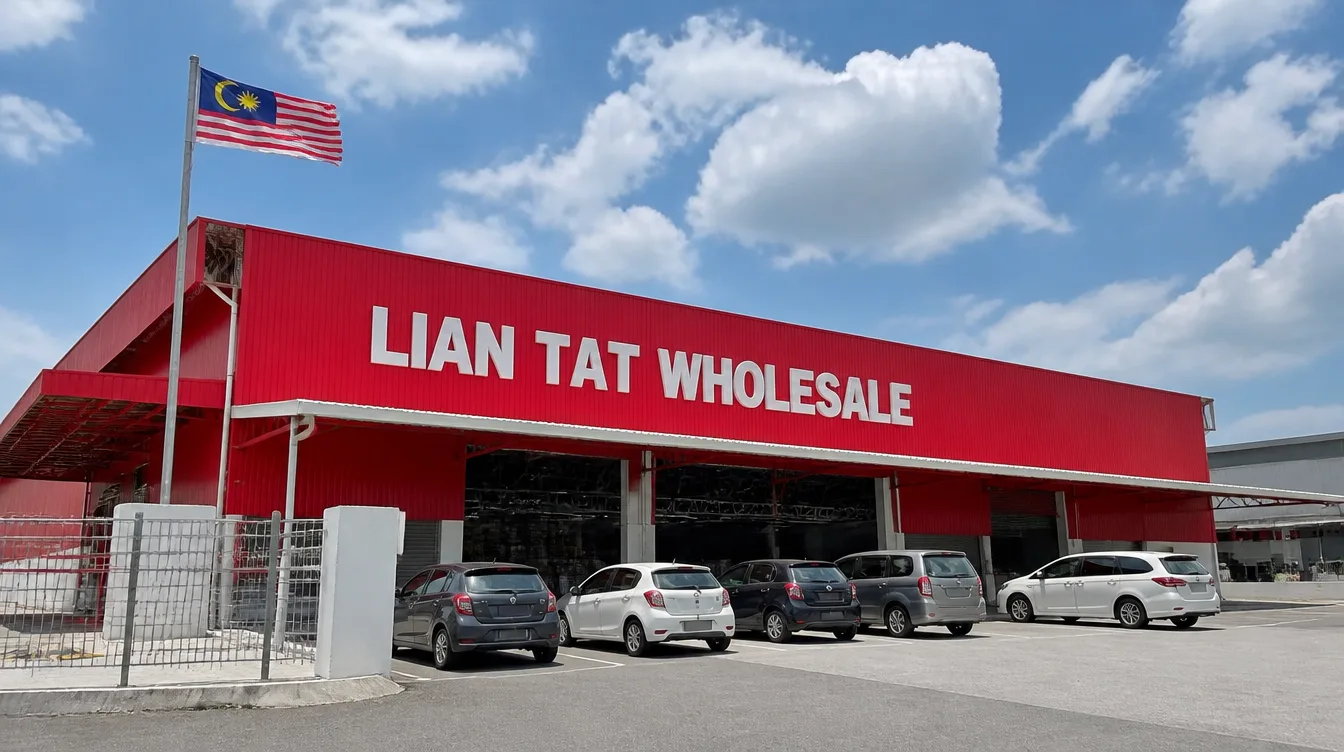 The Lian Tat Wholesale market hall on Jalan Kapar, Klang