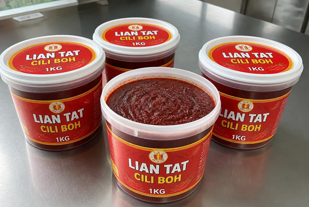Lian Tat cili boh 1kg tubs