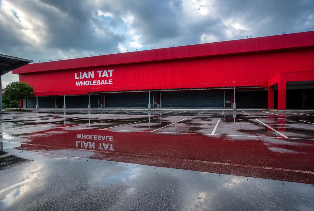The Lian Tat Wholesale market hall on Jalan Kapar, Klang