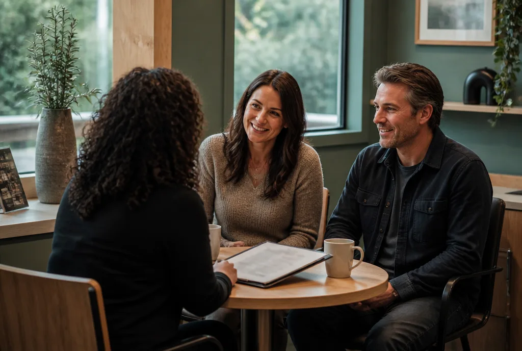 Employer onboarding conversation at the clinic