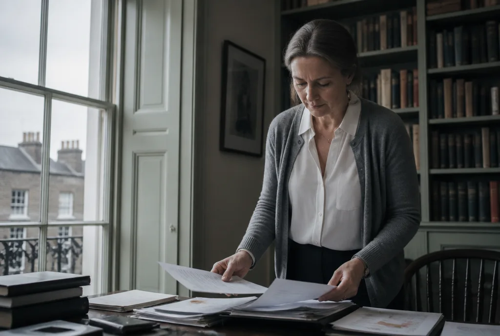 Dr Elspeth Rankin at her desk