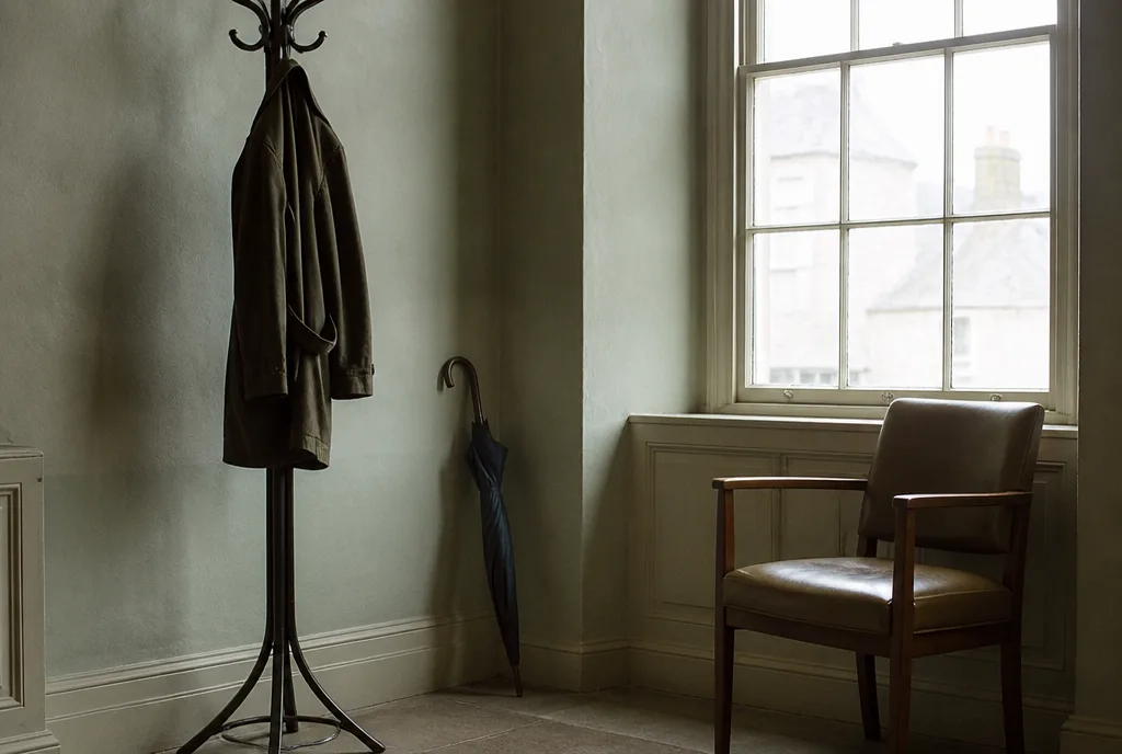 A quiet corner of the waiting area