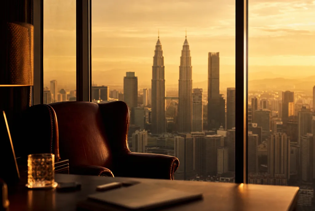A view over Kuala Lumpur from the chambers