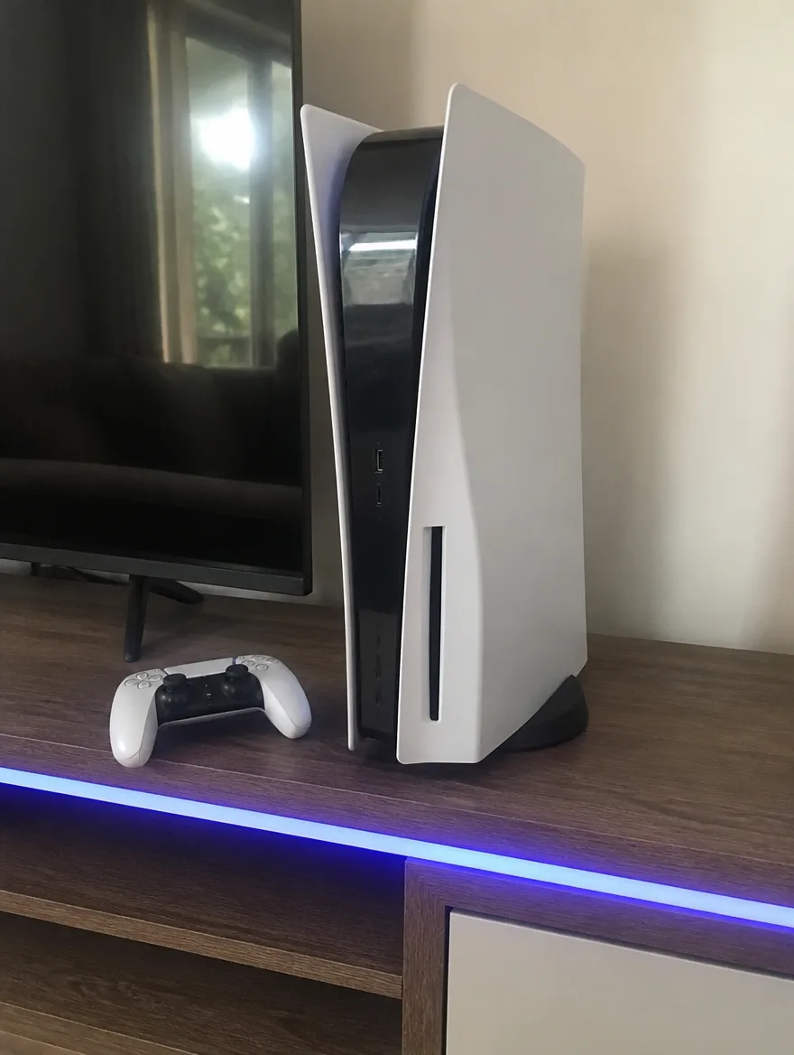 PS5 with one controller, 2-year shop warranty