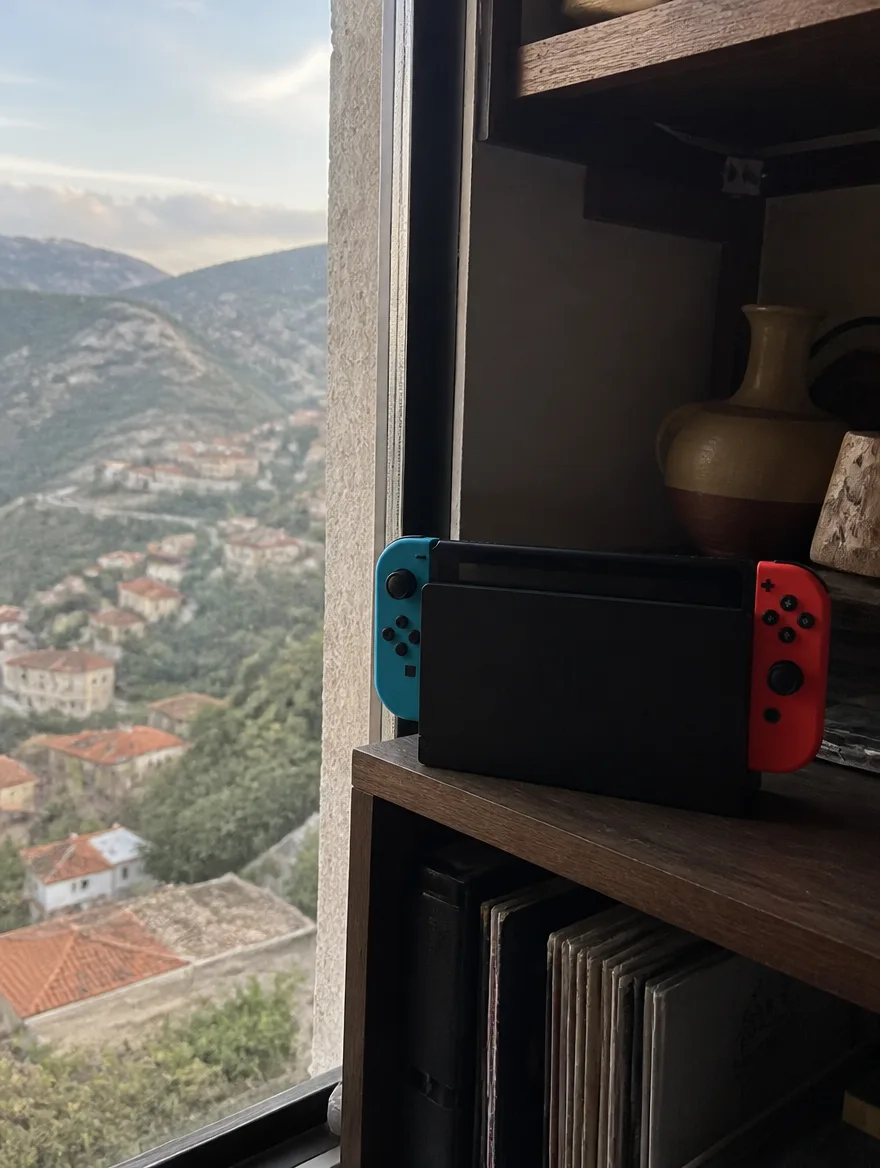 Nintendo Switch with dock and Joy-Con