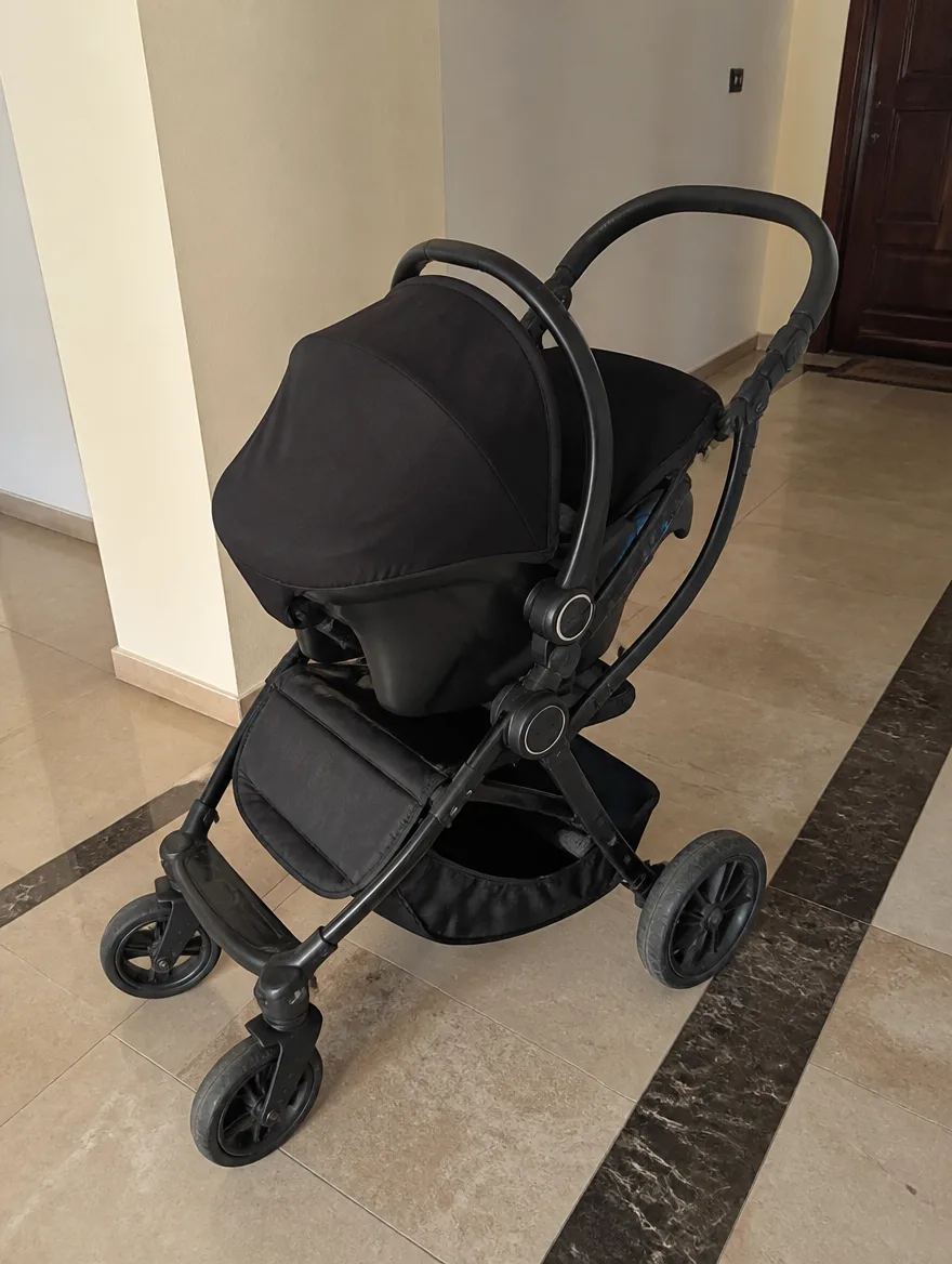 Evenflo travel system: stroller, car seat and base