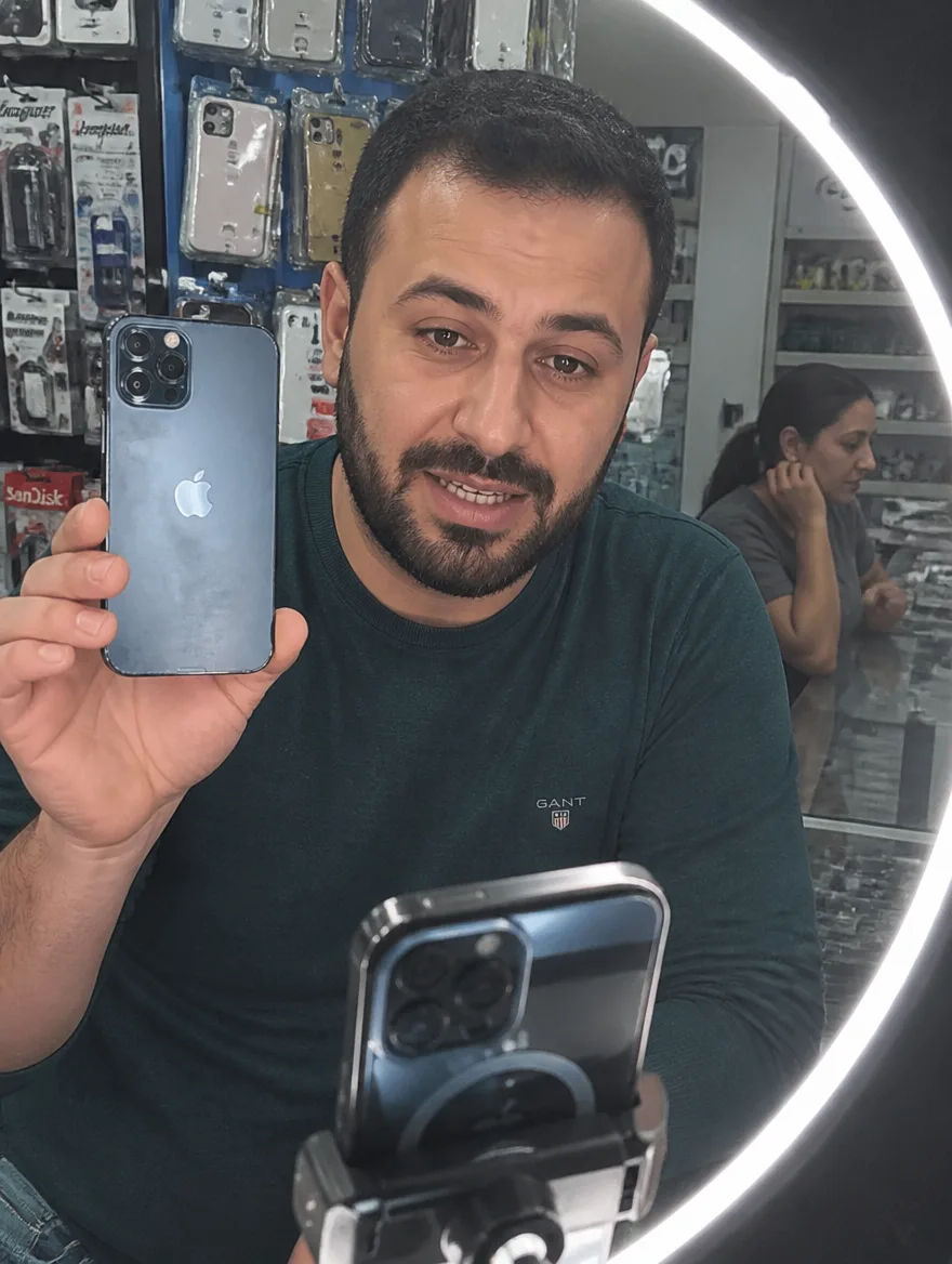 Karim Haddad presenting items