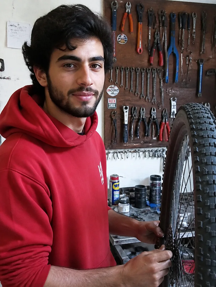 Ali Merhi presenting items