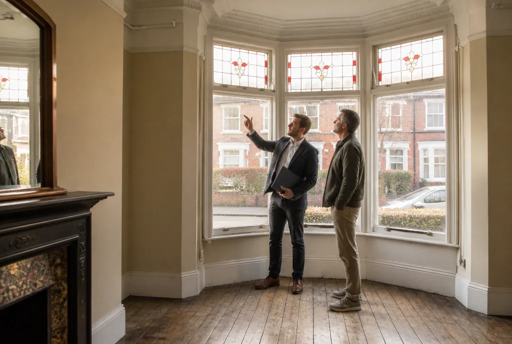 Valuation visit at a Victorian house
