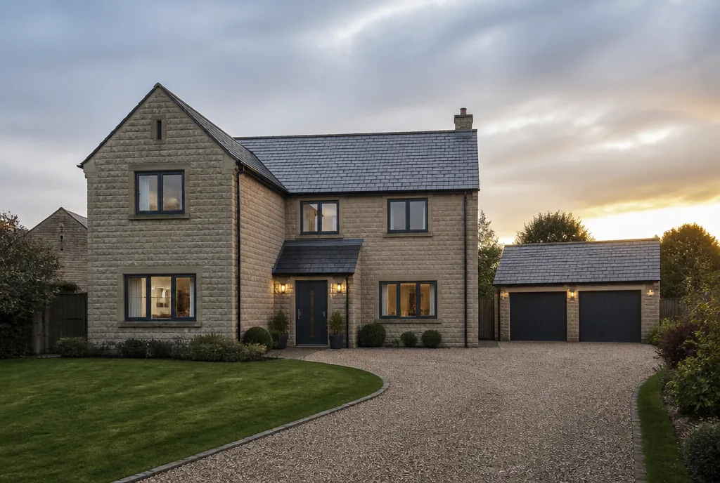 Modern detached — Lund House, Otley Road, Killinghall