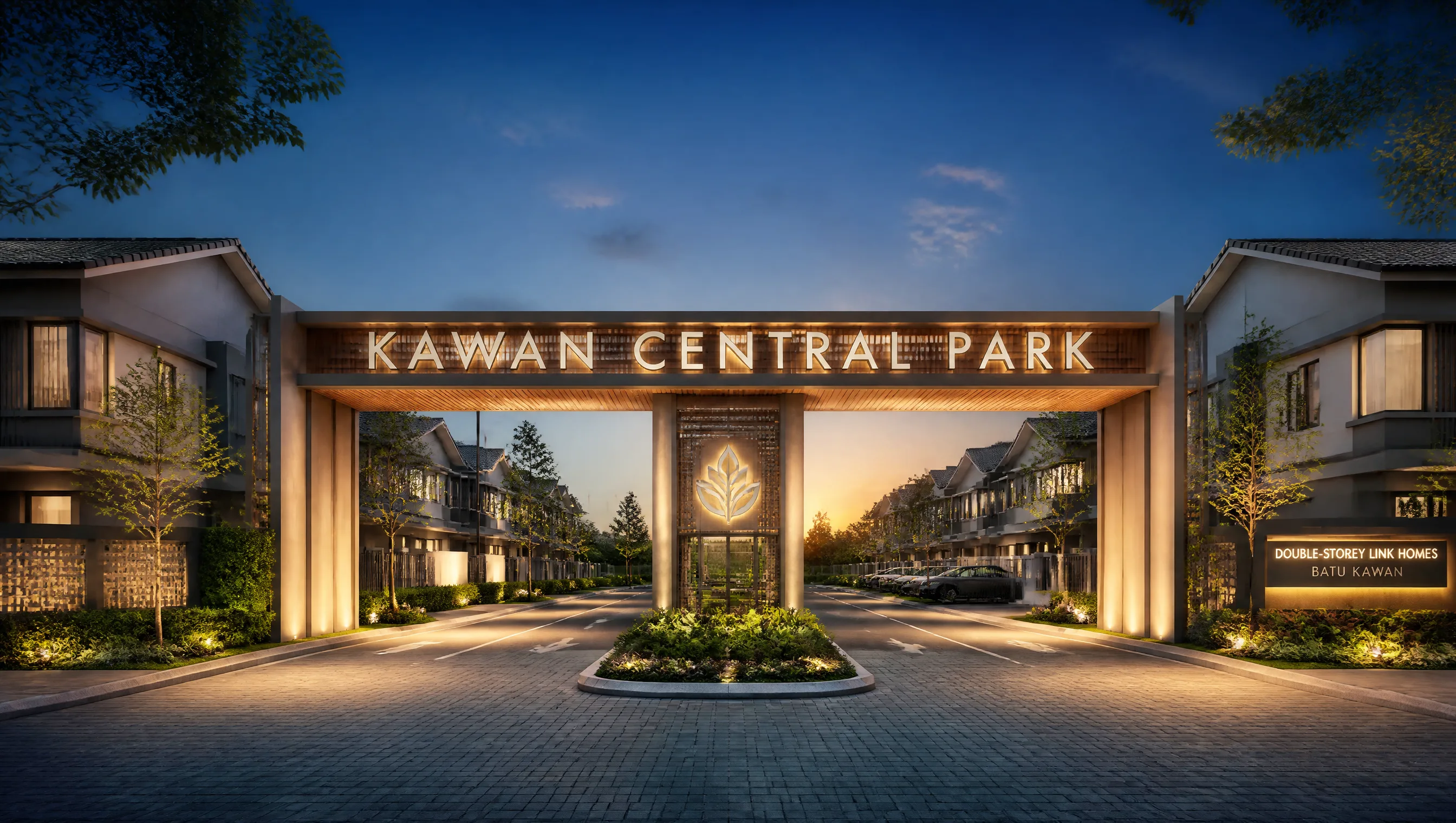 Kawan Central Park — new double-storey link houses at Batu Kawan