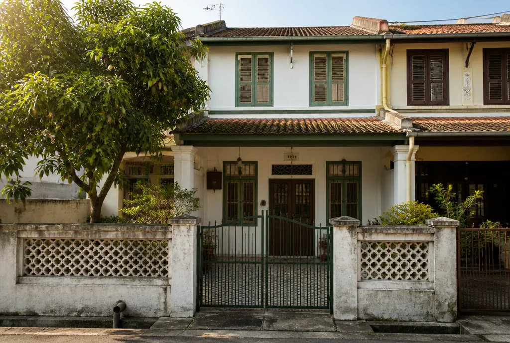 2-storey terrace house in Lorong Kelawei, Pulau Tikus